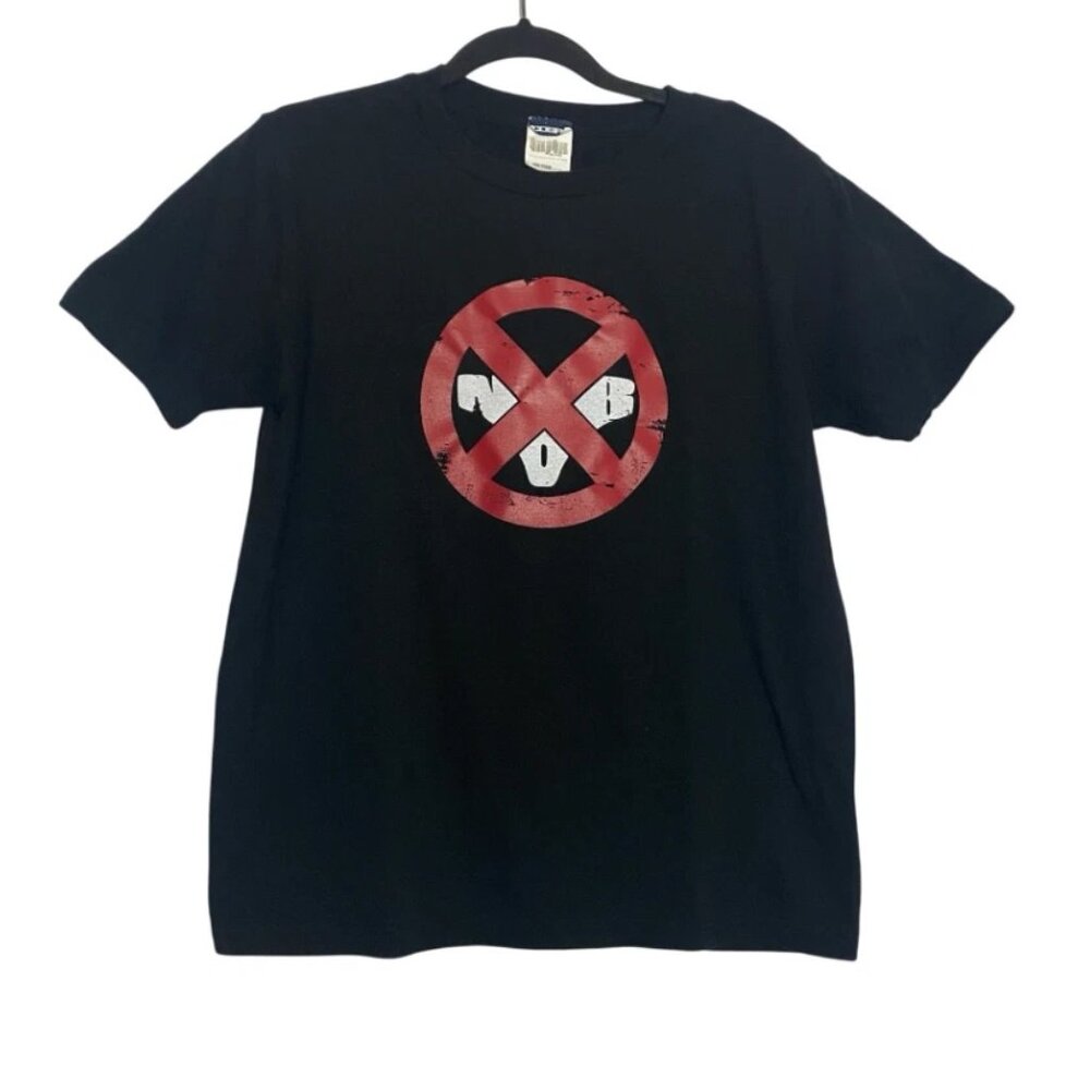 COSPA Kill la Kill Nudist Beach Black Japanese Anime Graphic T Shirt Size Large